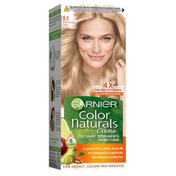 Color Naturals 9.1 Blond cenusiu foarte deschis