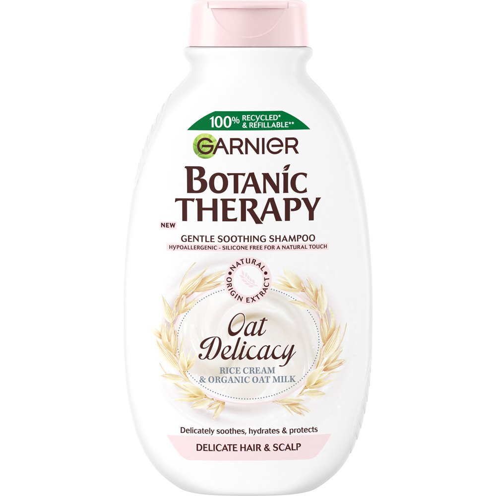 Sampon Botanic Therapy Rice Cream Oat Milk pentru par si scalp sensibil